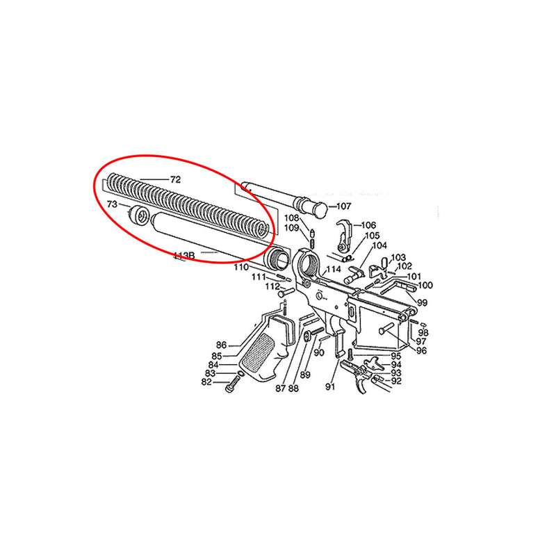 Recoil Buffer Spring for AR-15