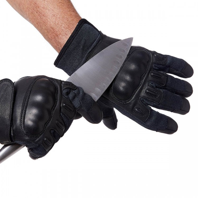 Coyote Gloves with Triple Protection, Level 5 Cut Resistance - Black