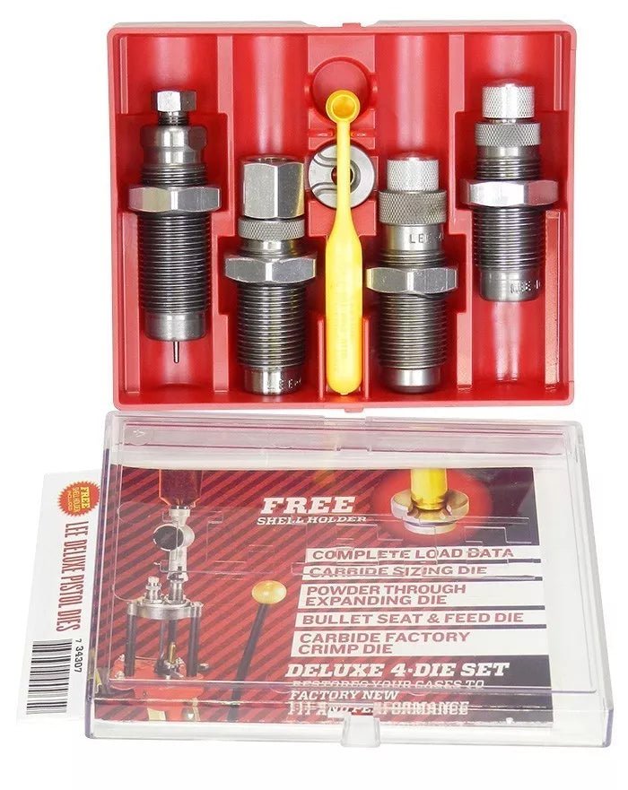 Lee Deluxe Pistol 4 - Die Carbide Set - Lee Precision