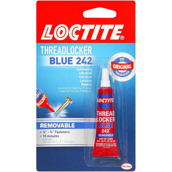 Loctite Heavy Duty Threadlocker, 6ml, Blue #242