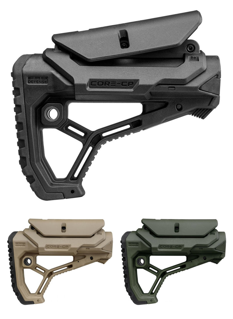 GL-CORE CP - AR15/M4 Buttstock w/adjustable Cheek-Rest