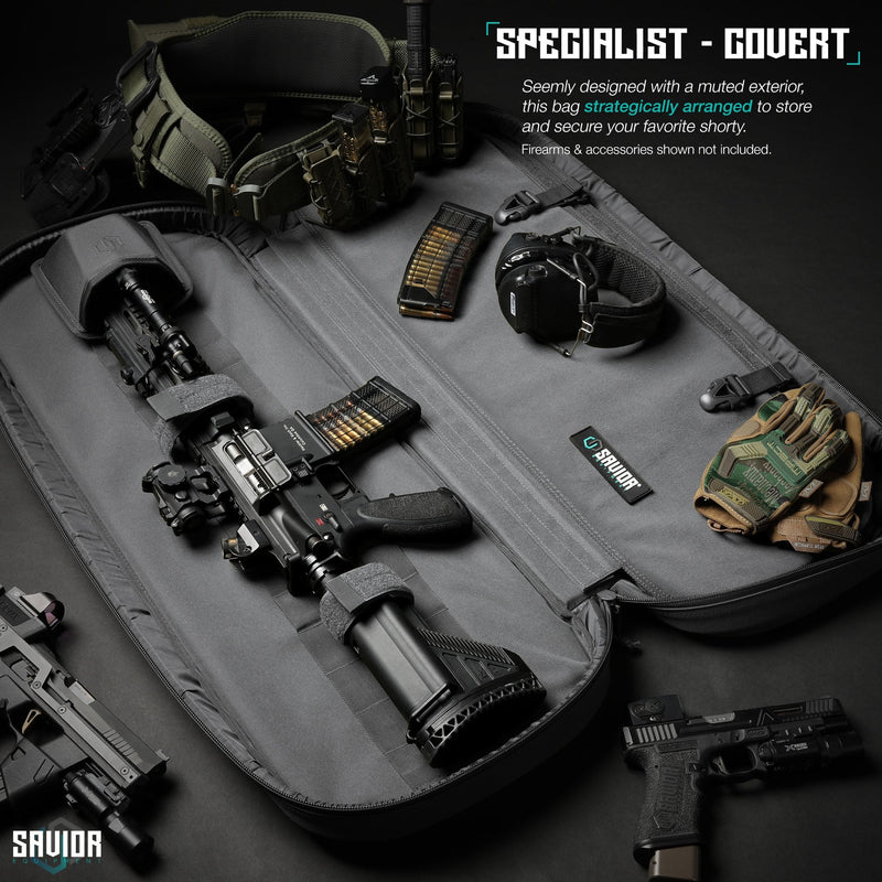 Savior Specialist Covert Single Rifle Case - 30"/34"/38"