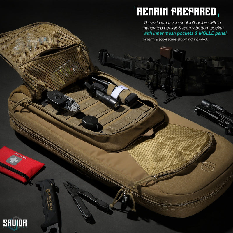 Savior Specialist Covert Single Rifle Case - 30"/34"/38"