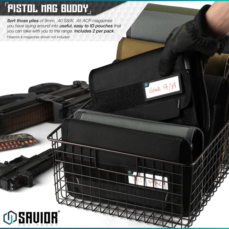 Savior Mag Buddy - Pistol Mag Pouch - 2 Pack - Savior