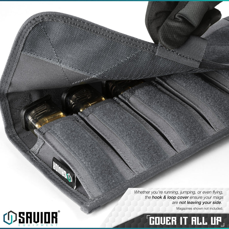 Savior Pistol Magazine Pouch with Sling - 6 Mag - Savior