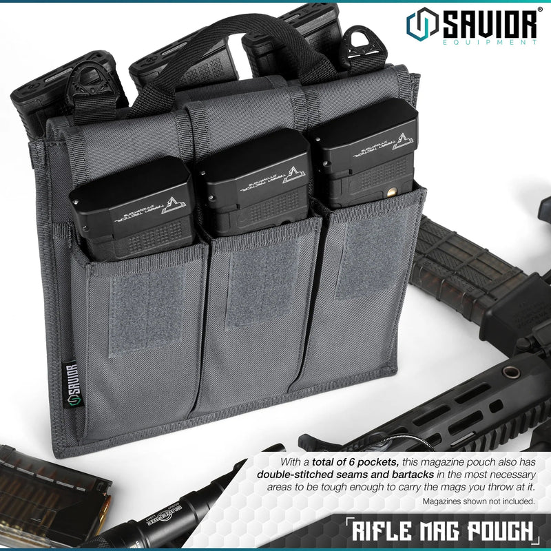 Savior Rifle Magazine Pouch - 6 Mag - Savior