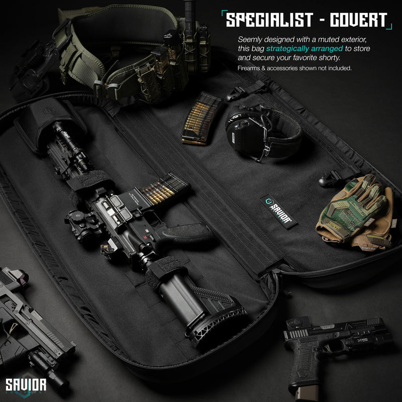 Savior Specialist Covert Single Rifle Case - 30"/34"/38" - Savior