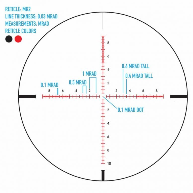 Sightmark Presidio 3 - 18x50 MR2 FFP - Sightmark