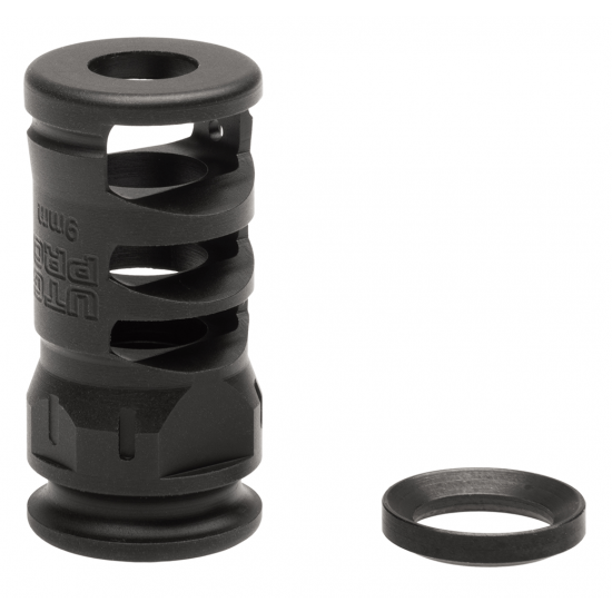 UTG PRO® Stubby Muzzle Brake, 9MM 1/2x28