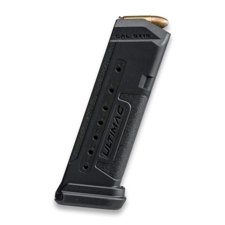 ULTIMAG G19 - 9x19, 16 - Round Polymer Magazine for Glock 19 Handguns - FAB Defense