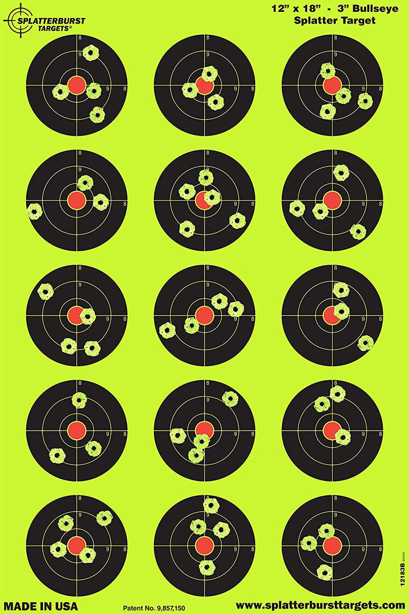 3" Bullseye Splatter - Splatterburst Targets