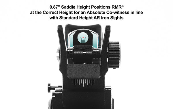 UTG® Super Slim Picatinny RMR® Mount, Absolute Co-witness