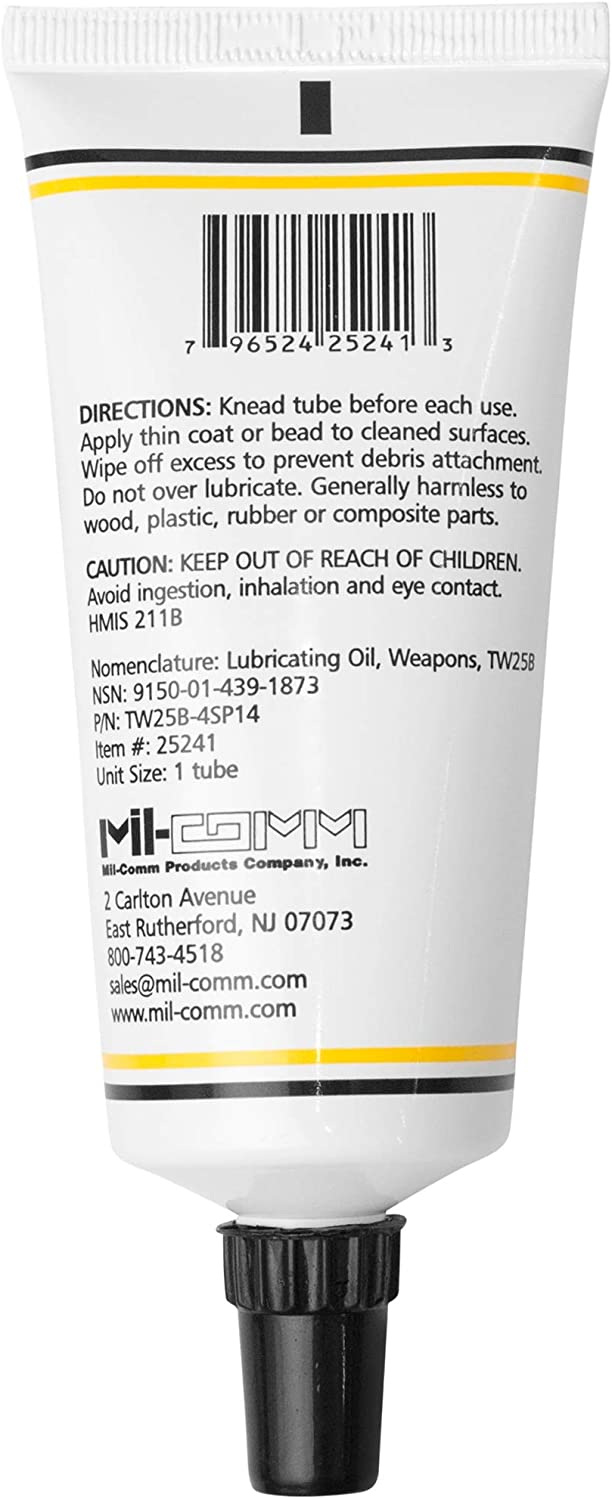 TW25B Gun Grease Lubricant 113g - Tapered Tip Tube (4oz)