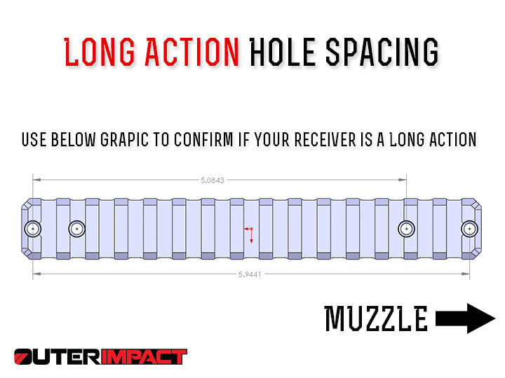 Bergara Long Action Picatinny Rail - OuterImpact