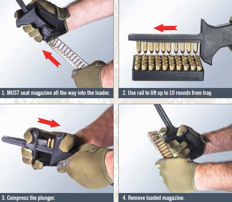 Gen II - C.A.M. Loader for All Pistol Mags 9mm/.40 - Elite Tactical Systems