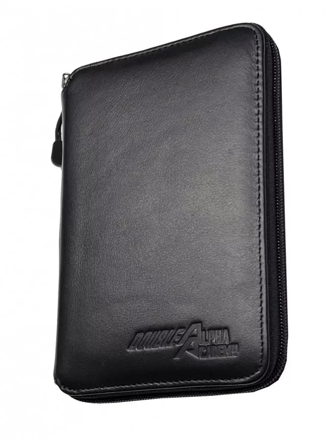 Leather Document Binder - Double Alpha Academy