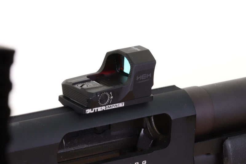 Mossberg 500 Shotgun - Modular Red Dot Adapter - OuterImpact