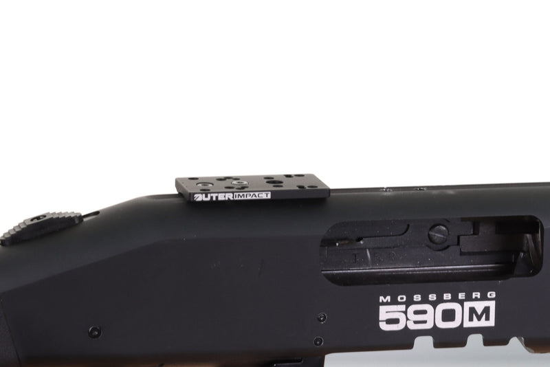 Mossberg 500 Shotgun - Modular Red Dot Adapter - OuterImpact