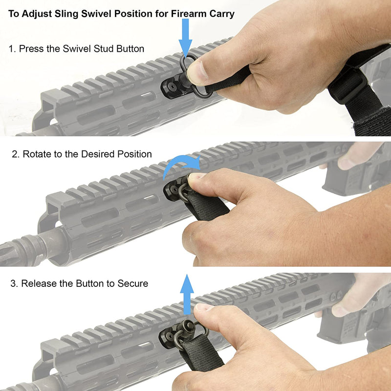 PRO M - LOK(R) Standard QD Sling Swivel Adaptor - Leapers, Inc.