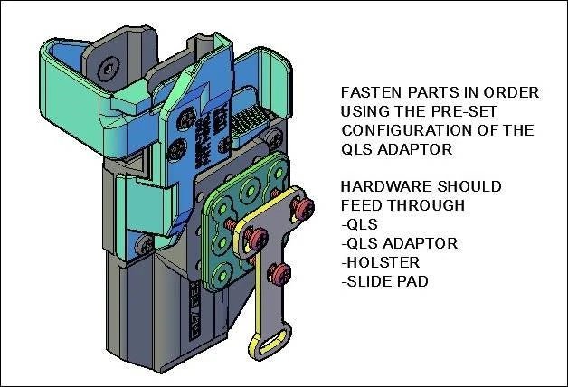 QLS Adapter Plate for CT2/CT3 - Comp - tac