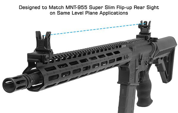 UTG® Low Profile Flip - up Front Sight for Handguard - Leapers, Inc.