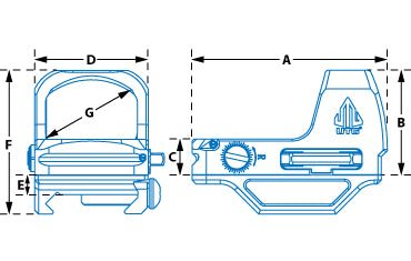 UTG® OP3 Micro SL, 4 MOA, Docter® Footprint - Leapers, Inc.